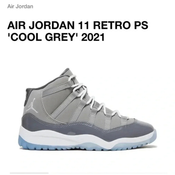 Jordan Other - Nike Air Jordan 11 cool grays
